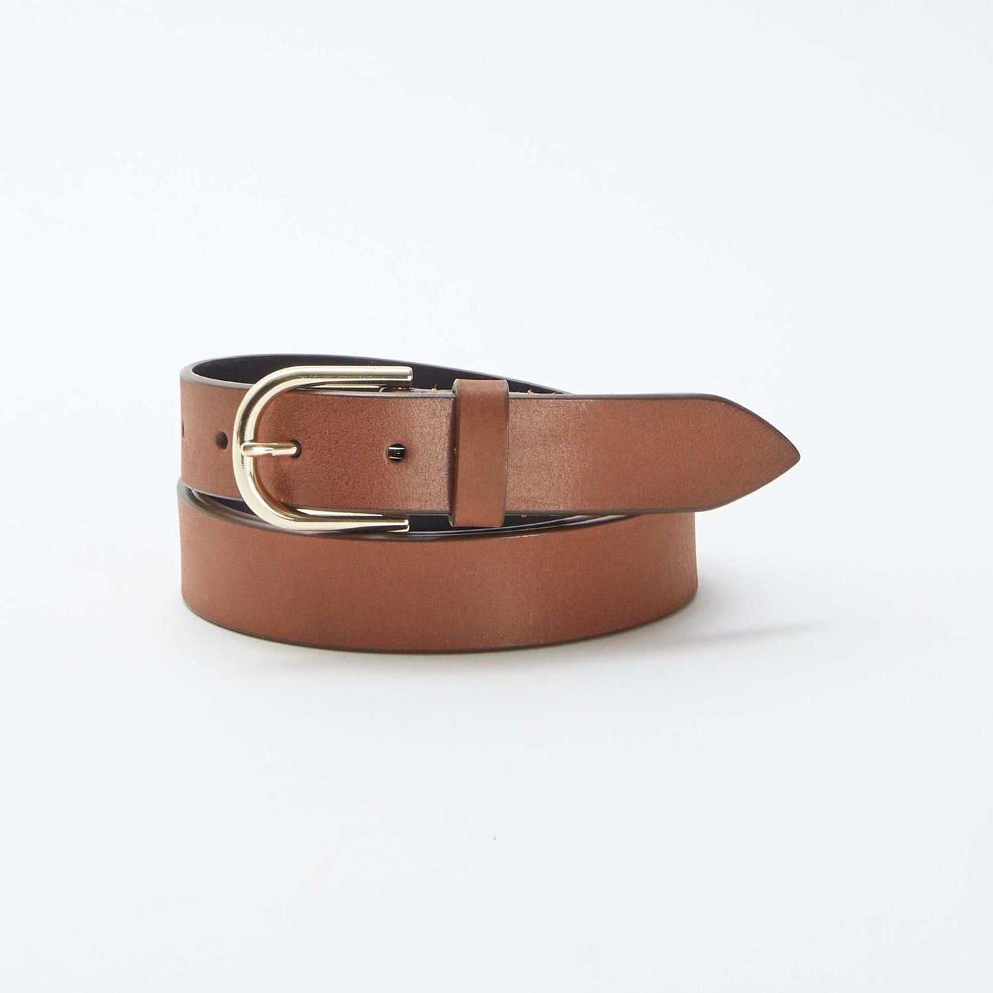 Leather belt BROWN