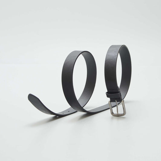 Faux leather belt BLACK