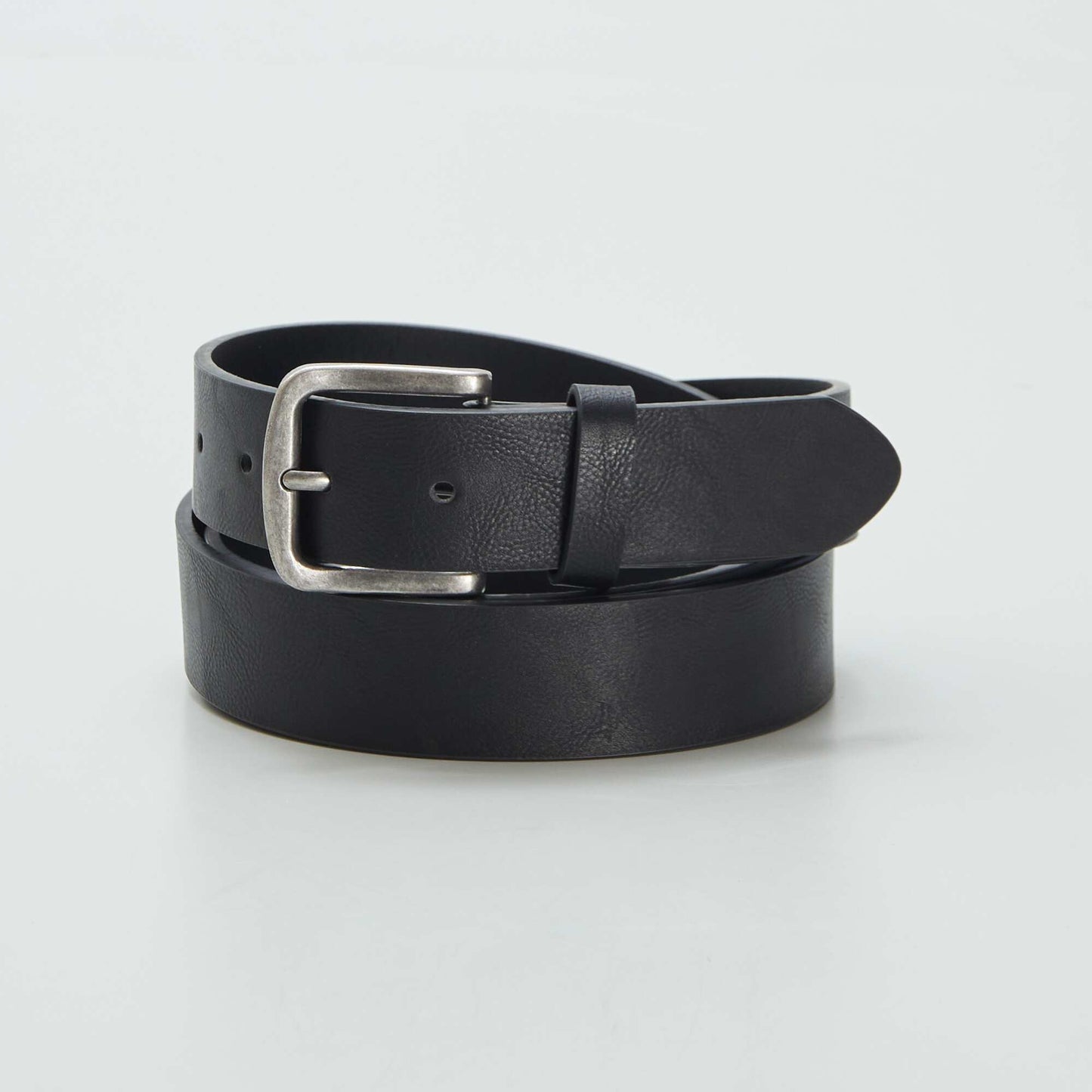 Faux leather belt BLACK