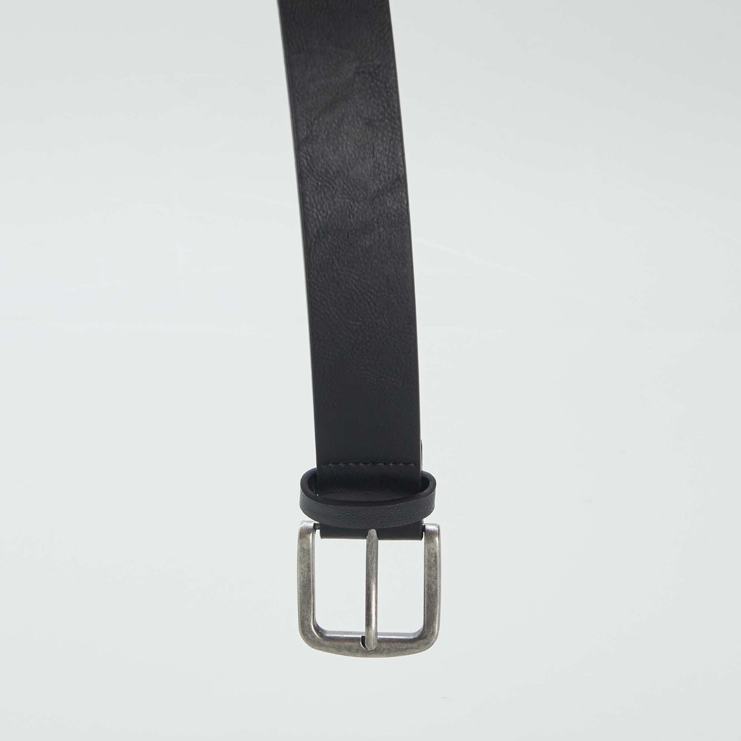 Faux leather belt BLACK