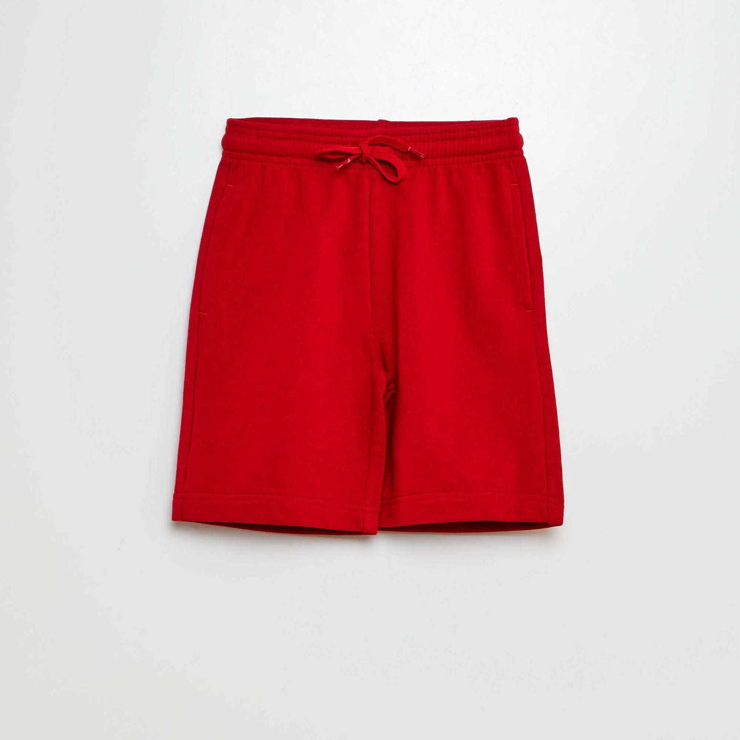 Lightweight sweatshirt fabric shorts RED