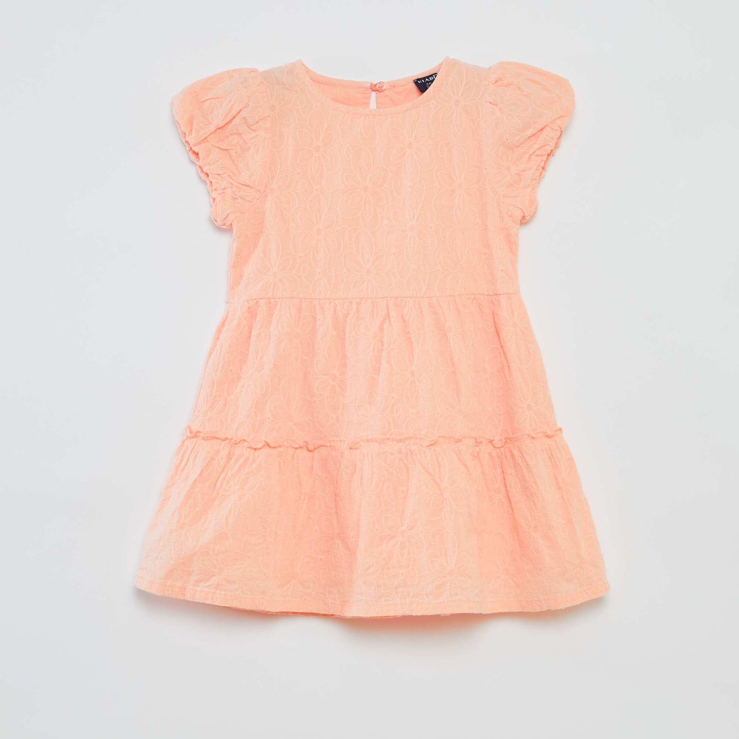 Tiered party dress ORANGE