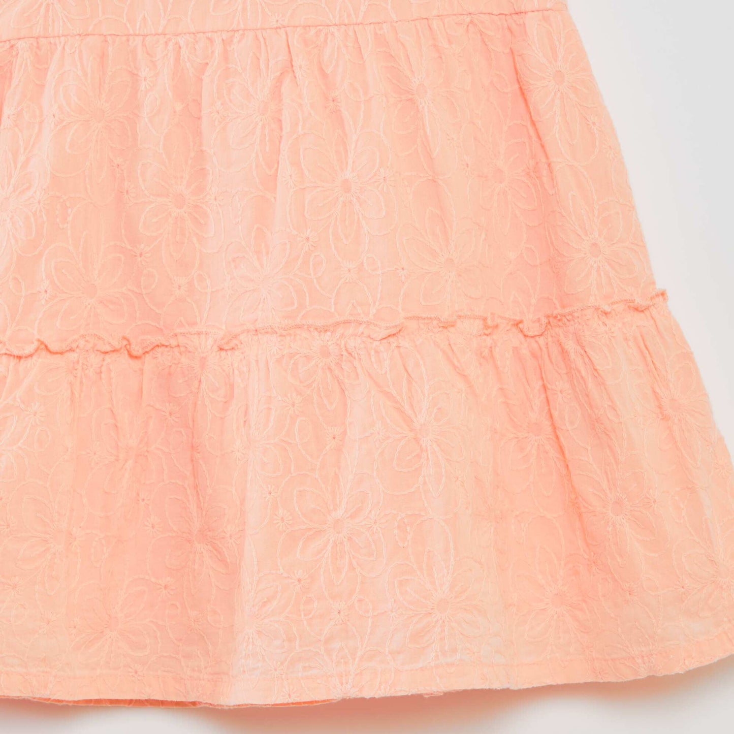 Tiered party dress ORANGE