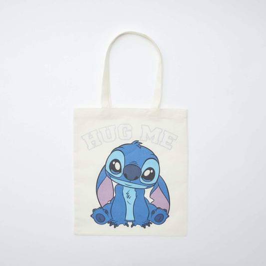 Disney Stitch tote bag WHITE