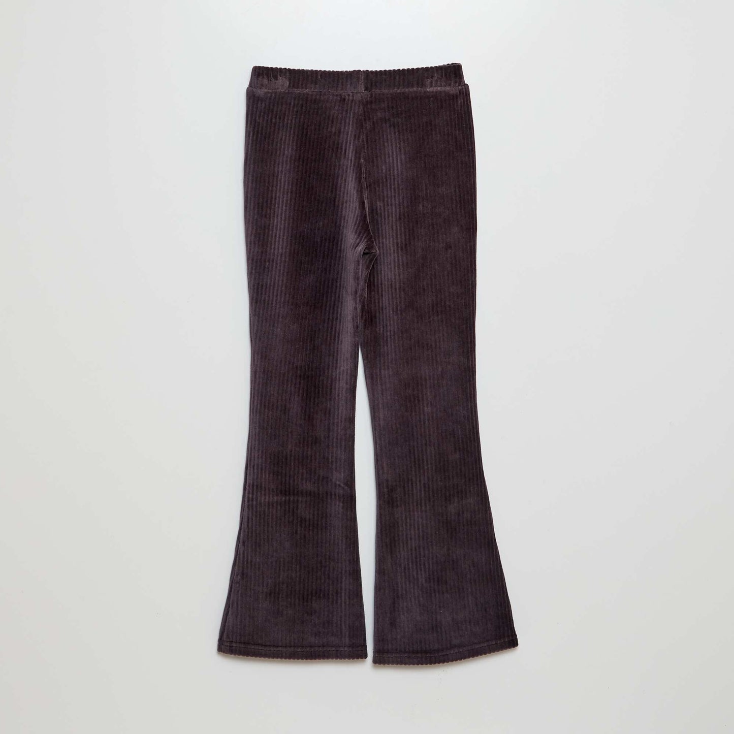 Corduroy trousers BLACK