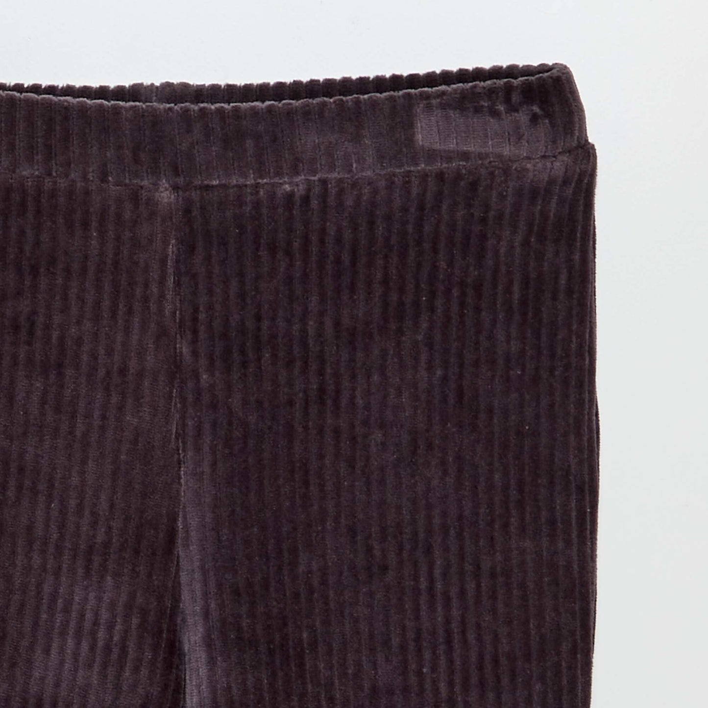 Corduroy trousers BLACK