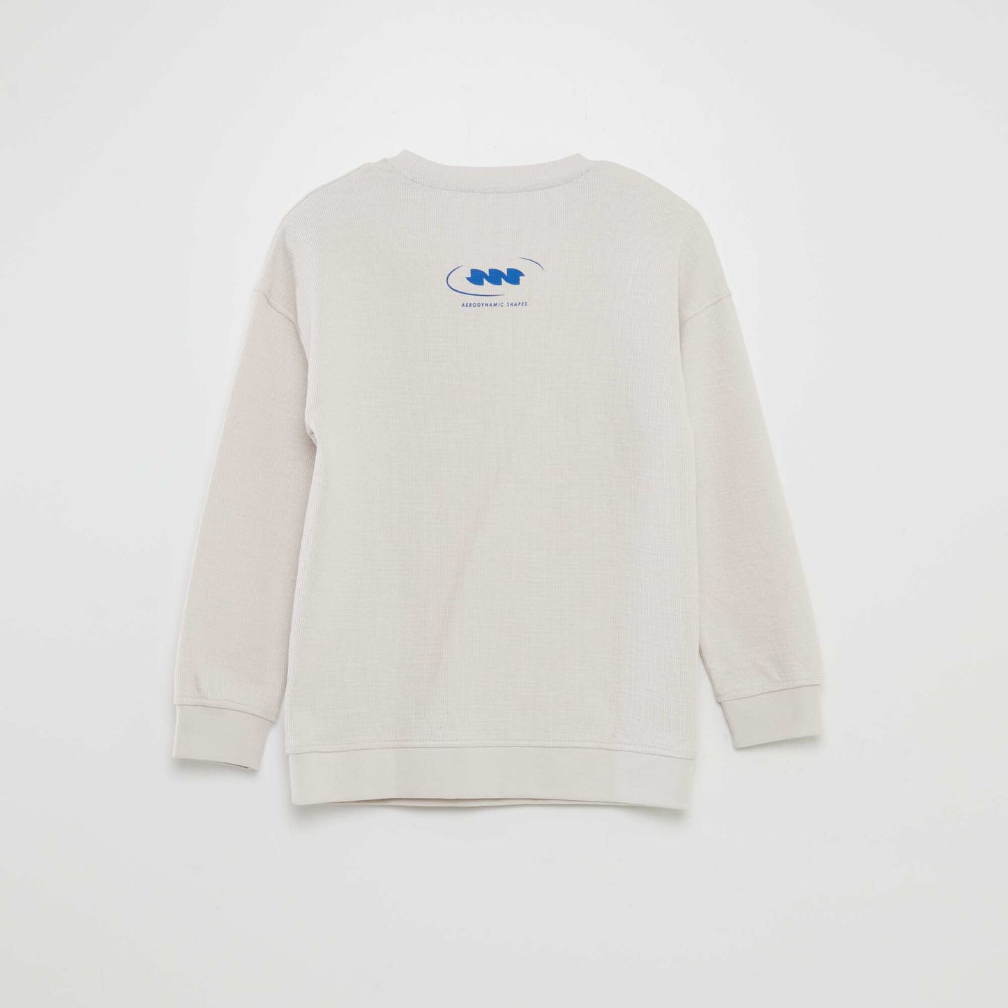 Sweater-style T-shirt WHITE