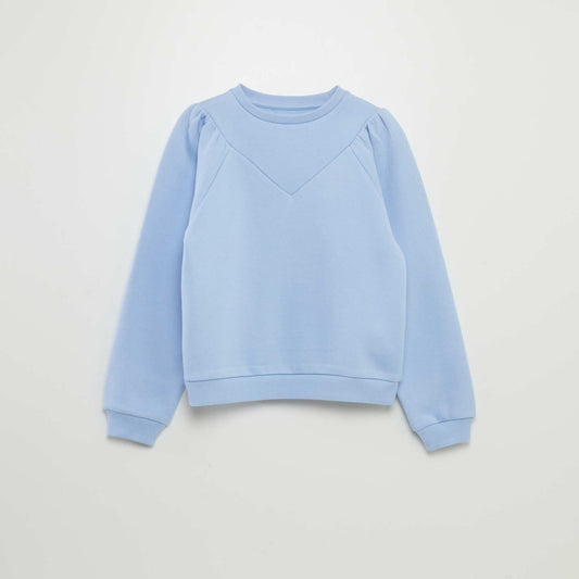 Round-neck sweatshirt BLUE