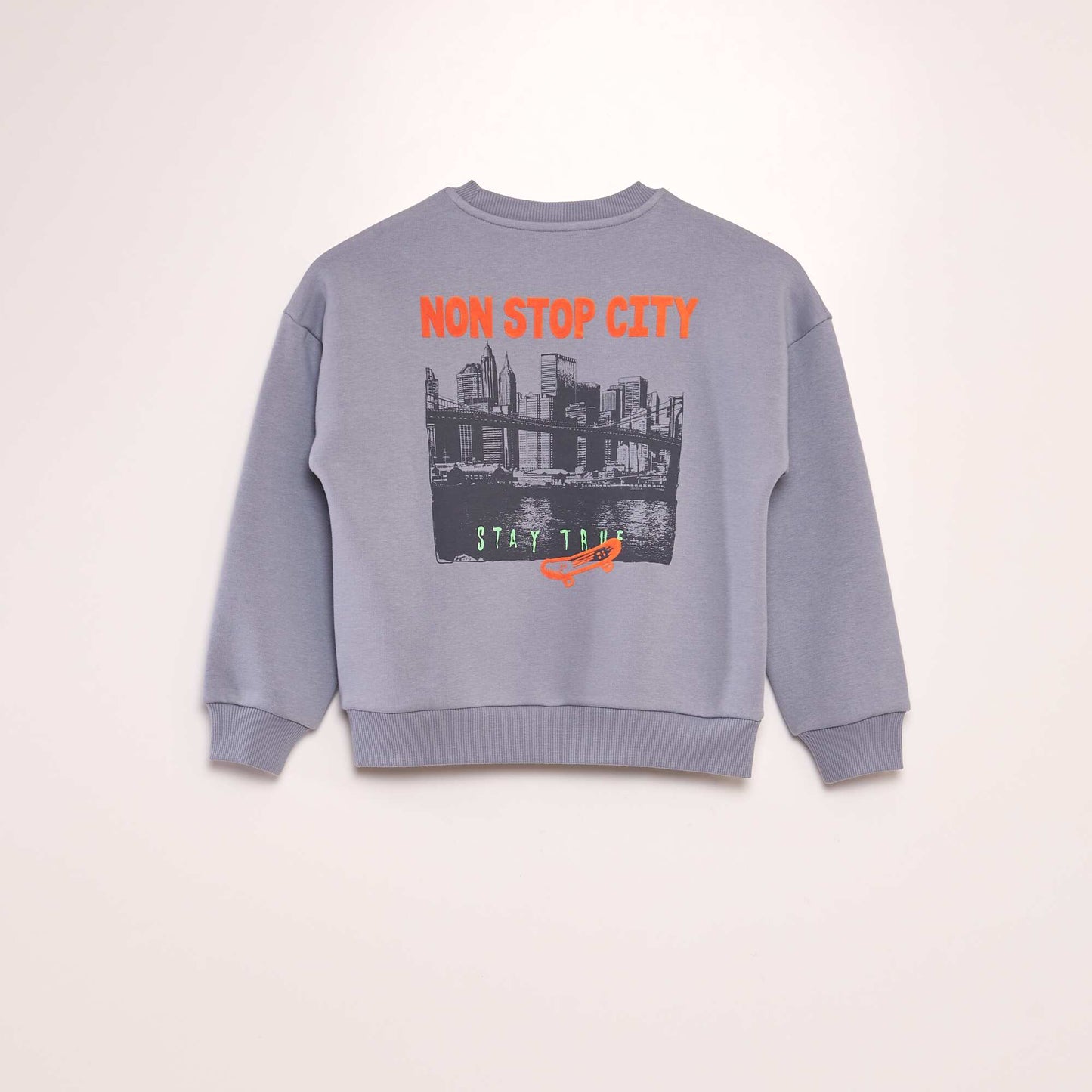 'New York' sweatshirt GREY