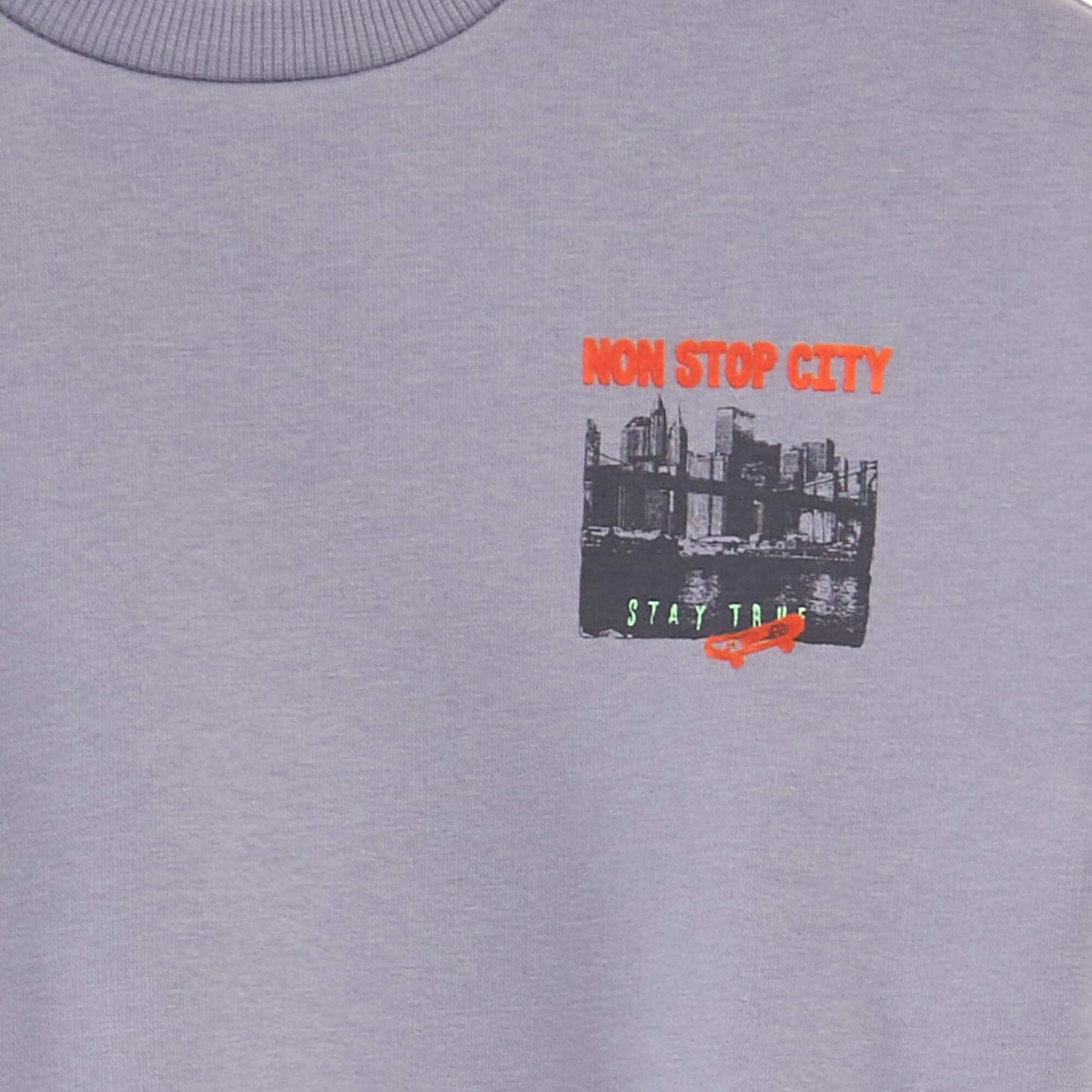 'New York' sweatshirt GREY