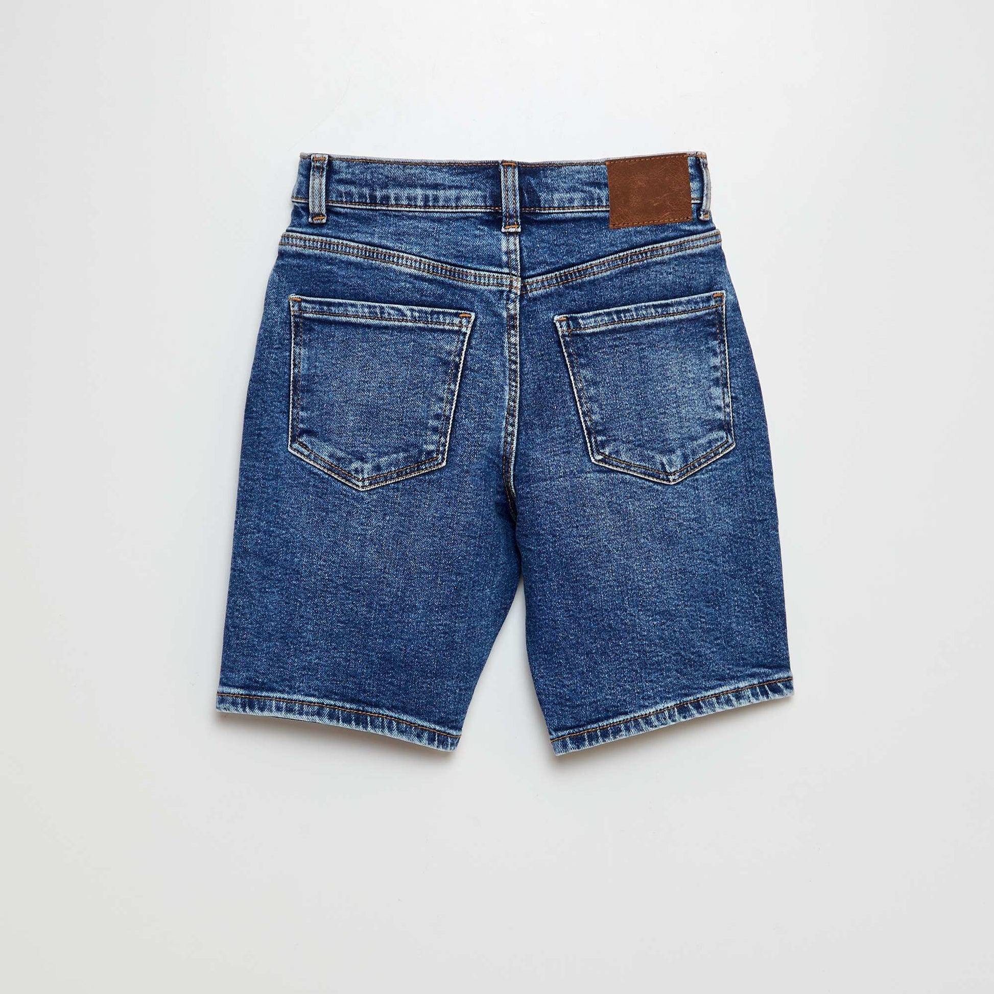 Denim Bermuda shorts BLUE – Kiabi Georgia