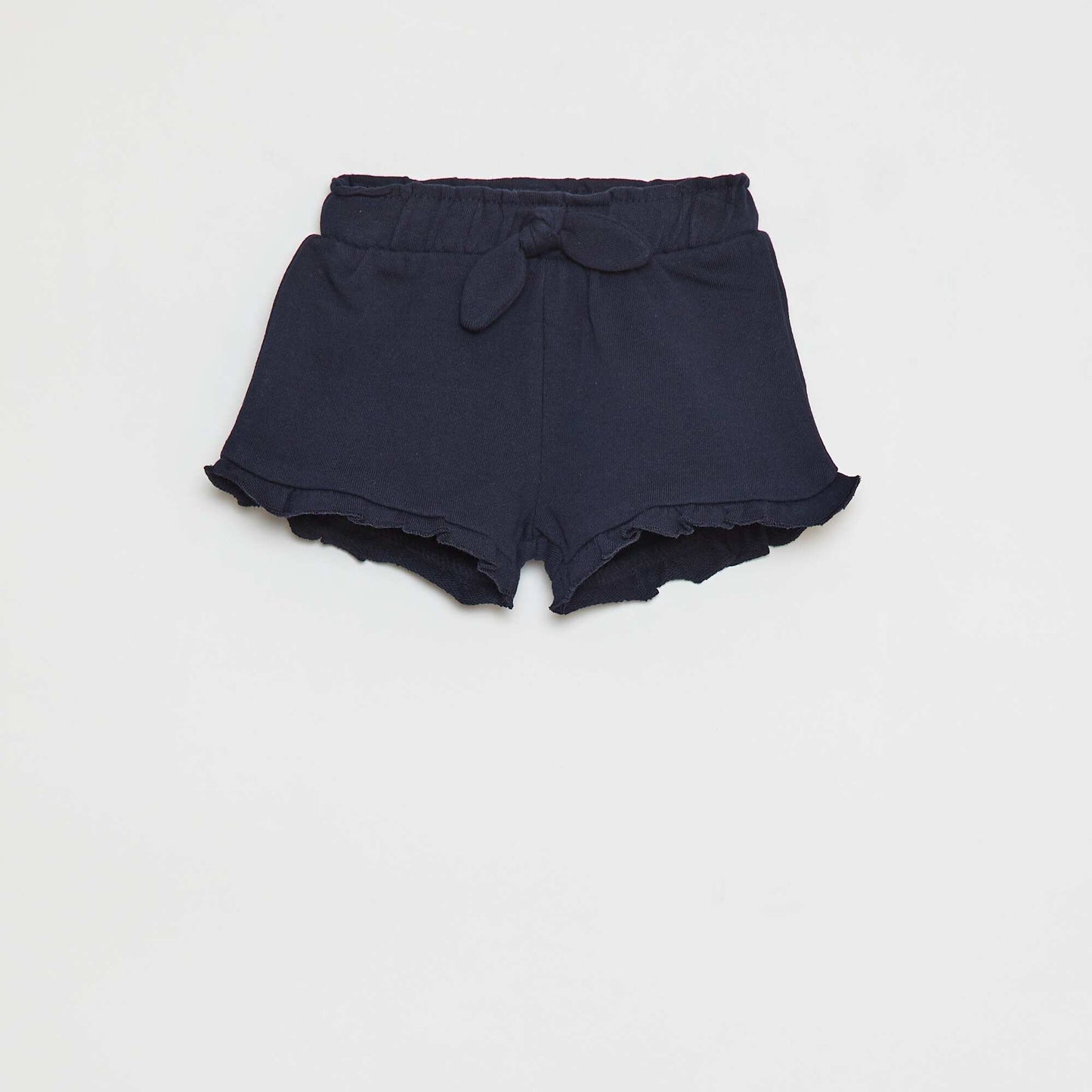 Lightweight sweatshirt fabric shorts BLUE
