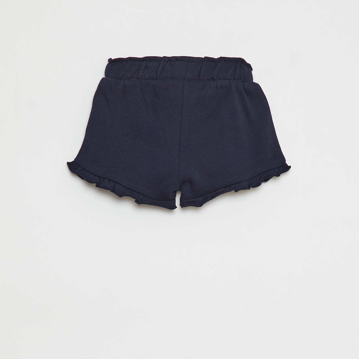Lightweight sweatshirt fabric shorts BLUE