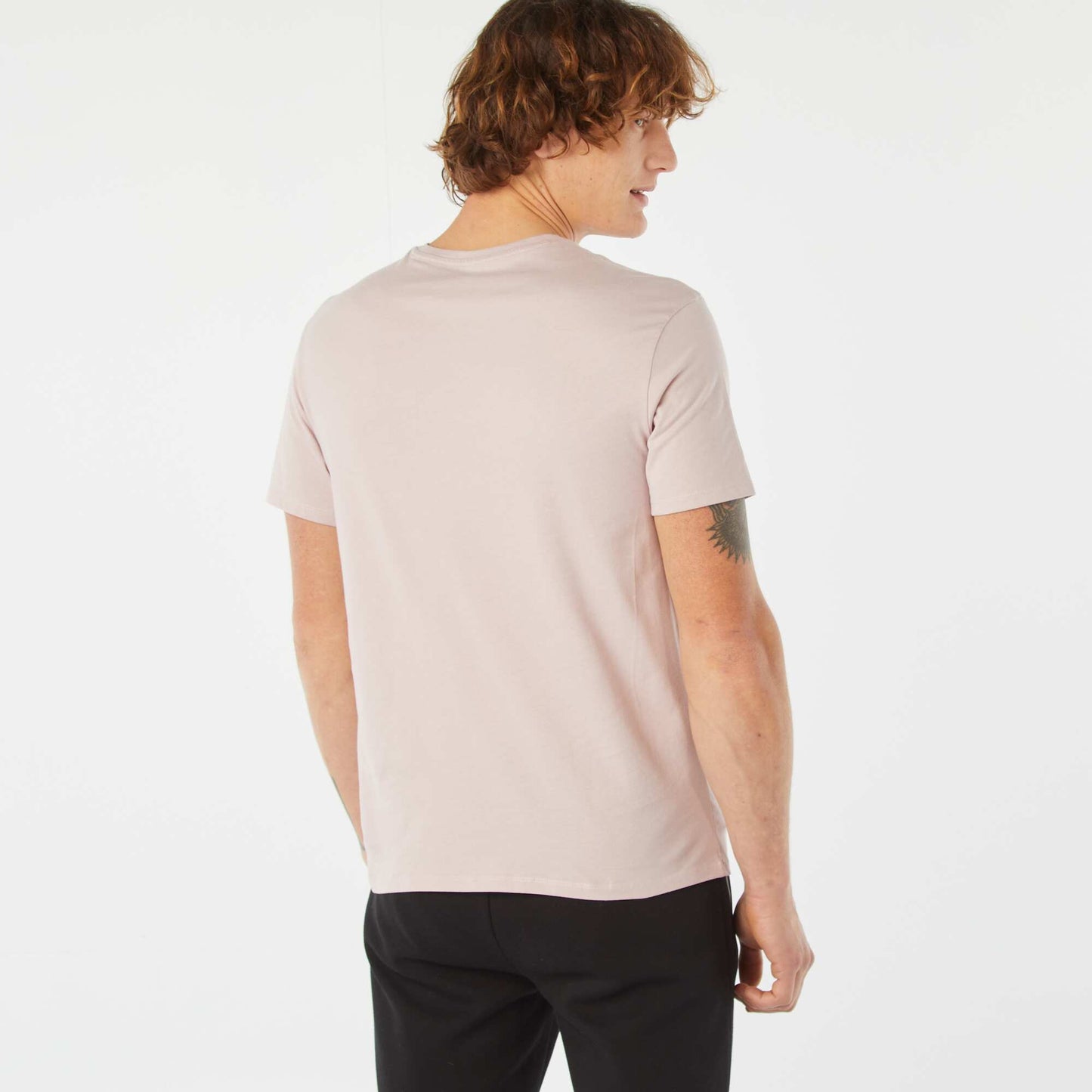 Short-sleeved printed T-shirt PINK