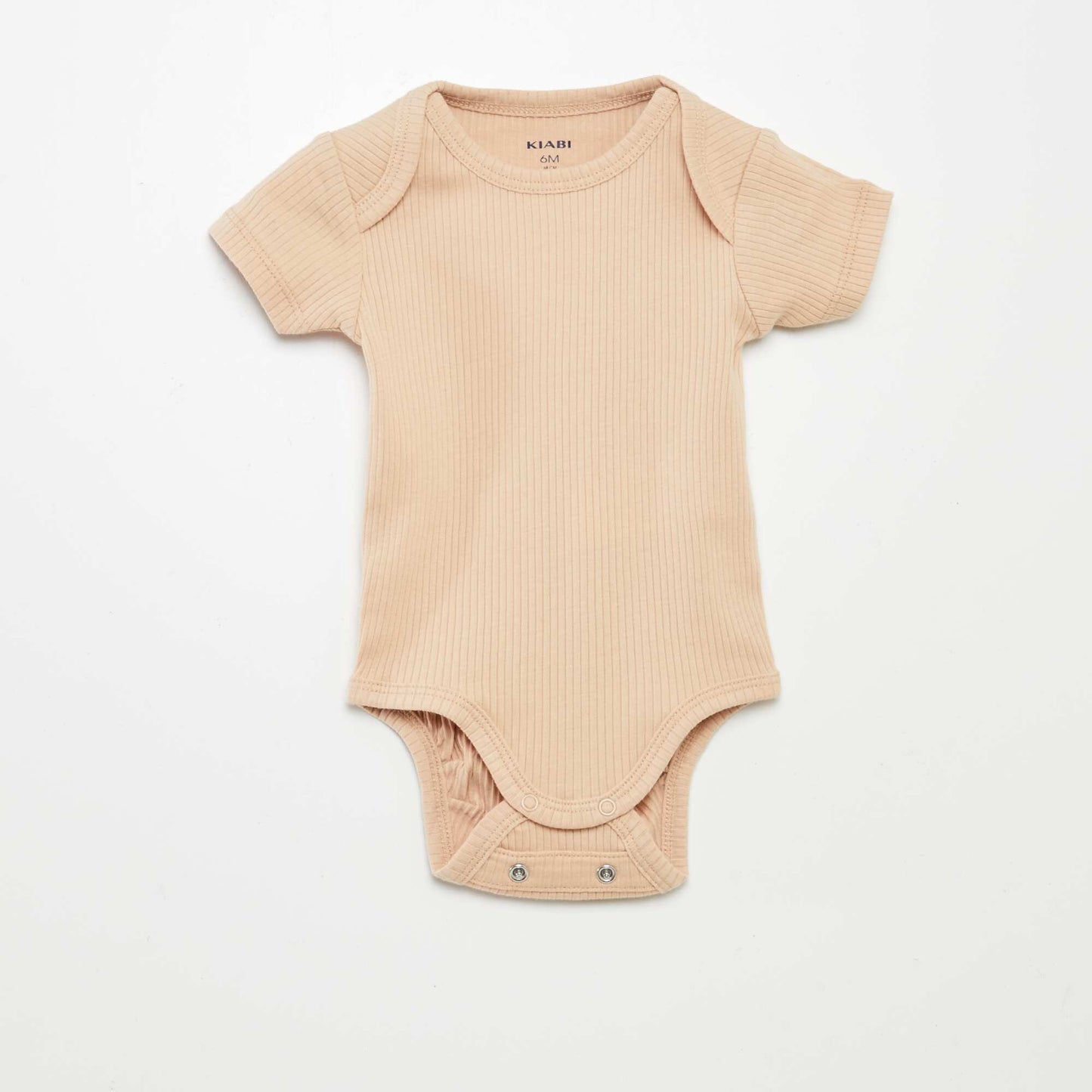 Plain knit bodysuits - Pack of 3 BEIGE