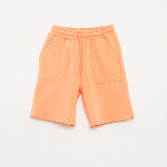 Shorts with large pockets ORANGE