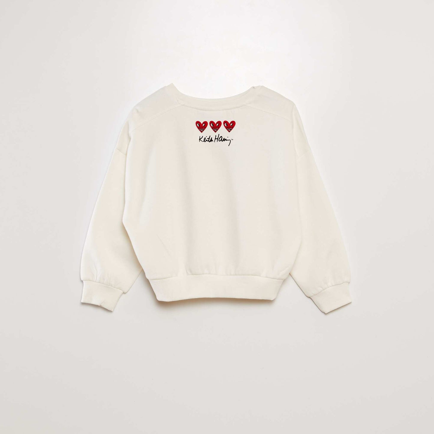 Keith Haring sweatshirt - Valentine's Day WHITE