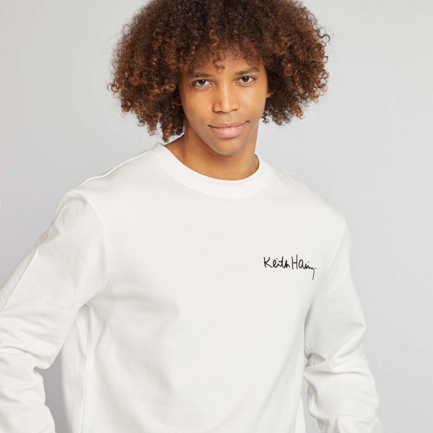 Keith Haring sweatshirt - Valentine's Day WHITE