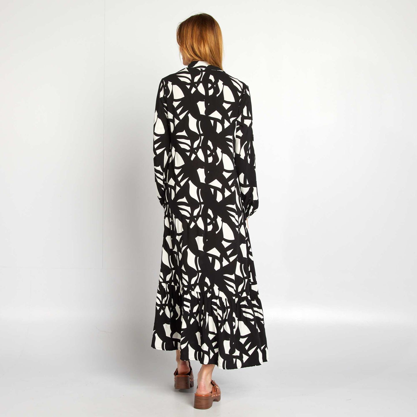 Maternity shirt dress WHITE