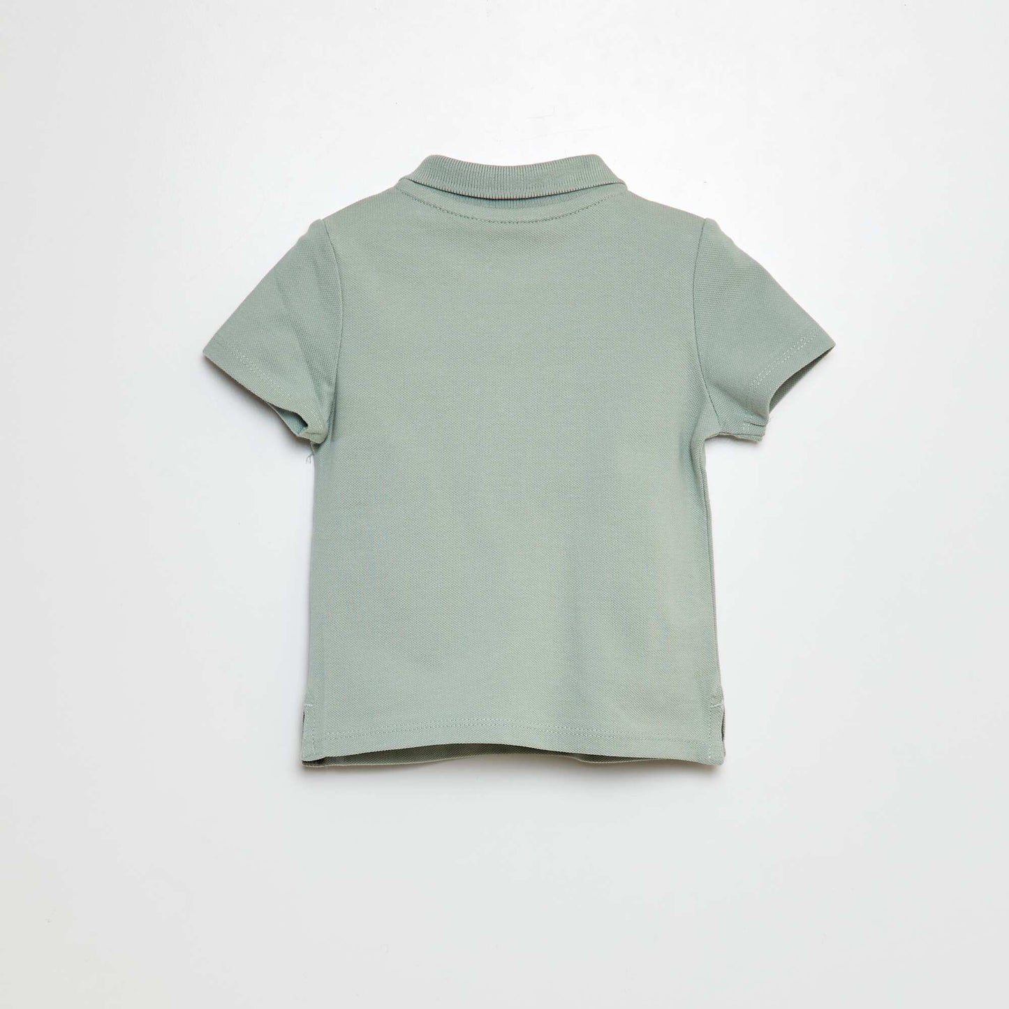 Cotton piqué polo shirt GREEN