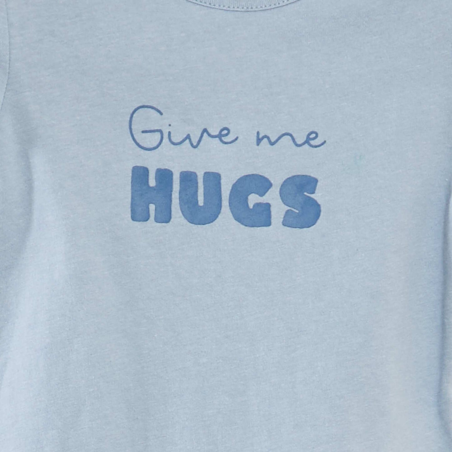 Slogan T-shirt BLUE