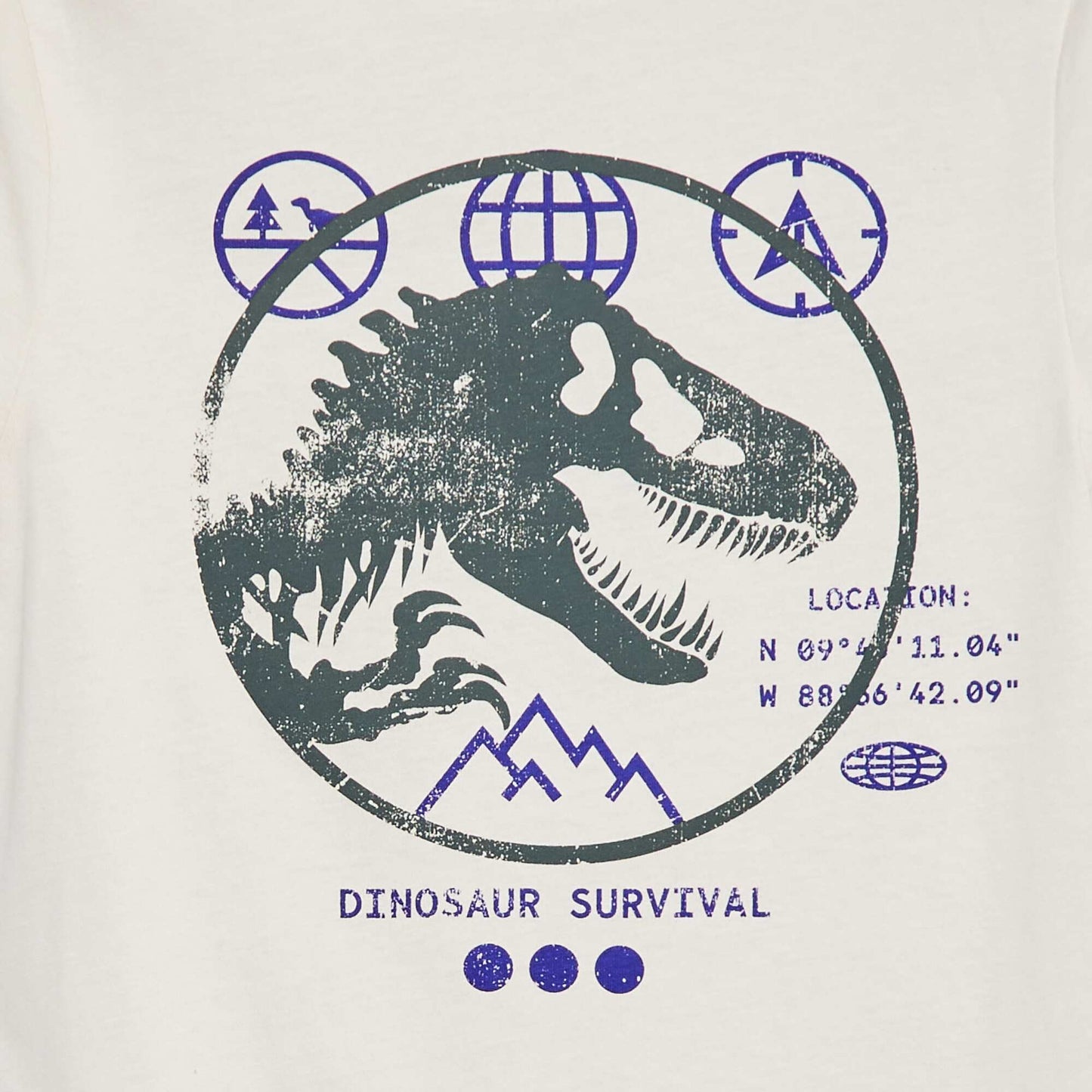 Short-sleeved 'Jurassic World' T-shirt WHITE