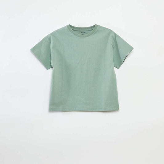 Premium cotton T-shirt GREEN