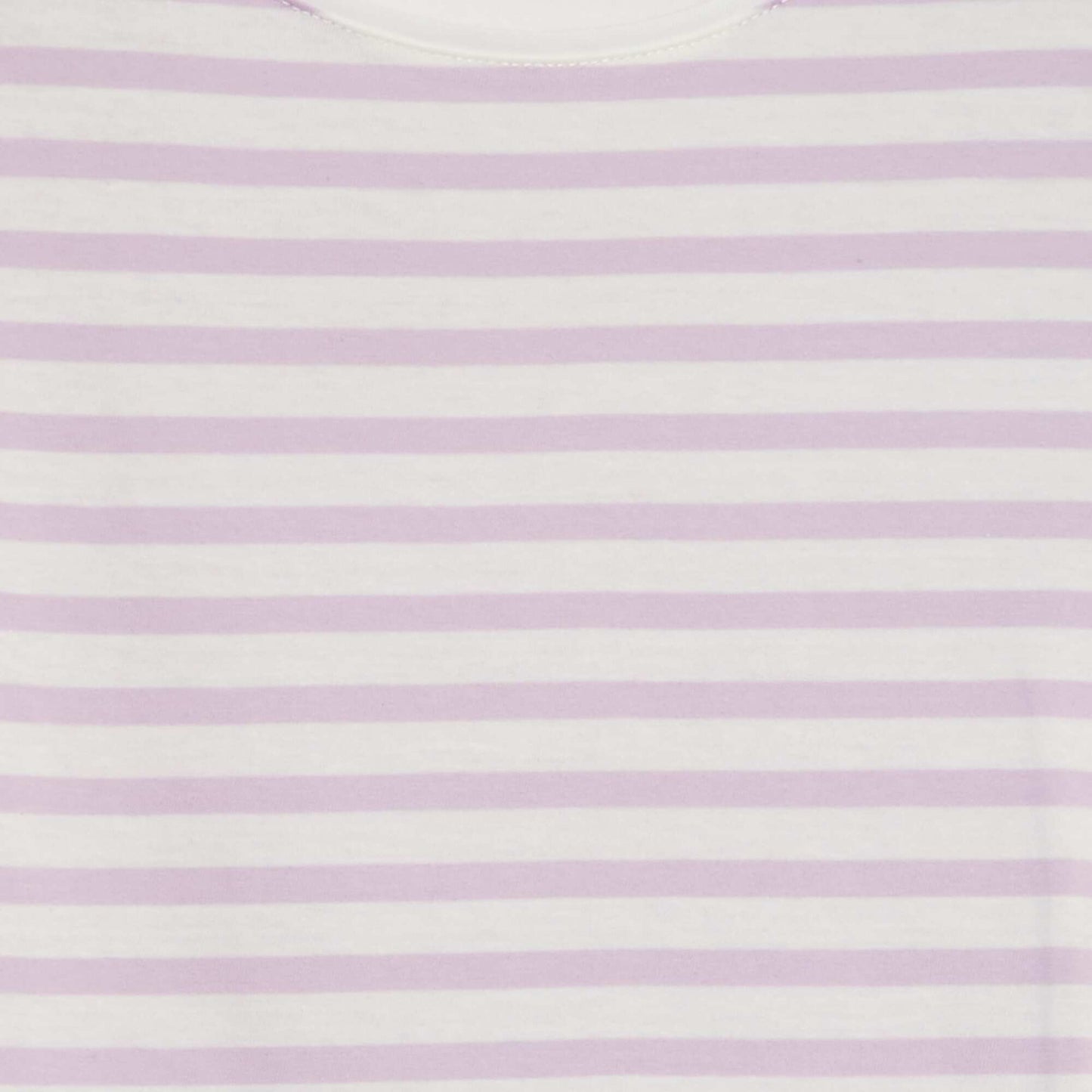 Short-sleeved striped T-shirt WHITE