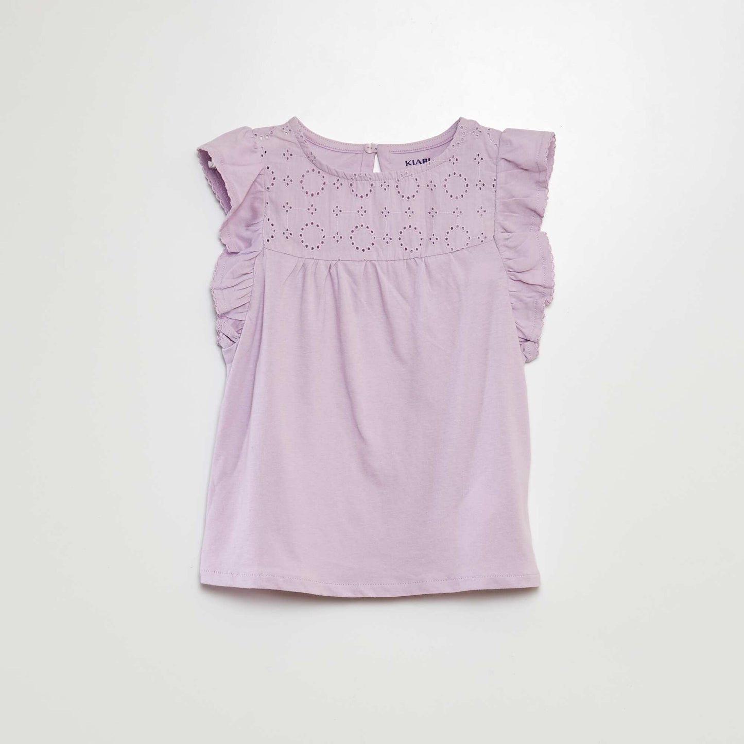Broderie anglaise T-shirt PURPLE