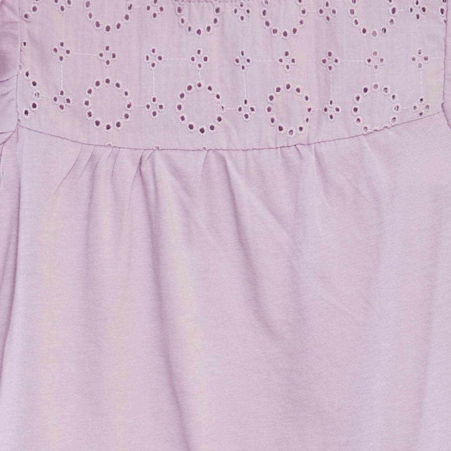 Broderie anglaise T-shirt PURPLE