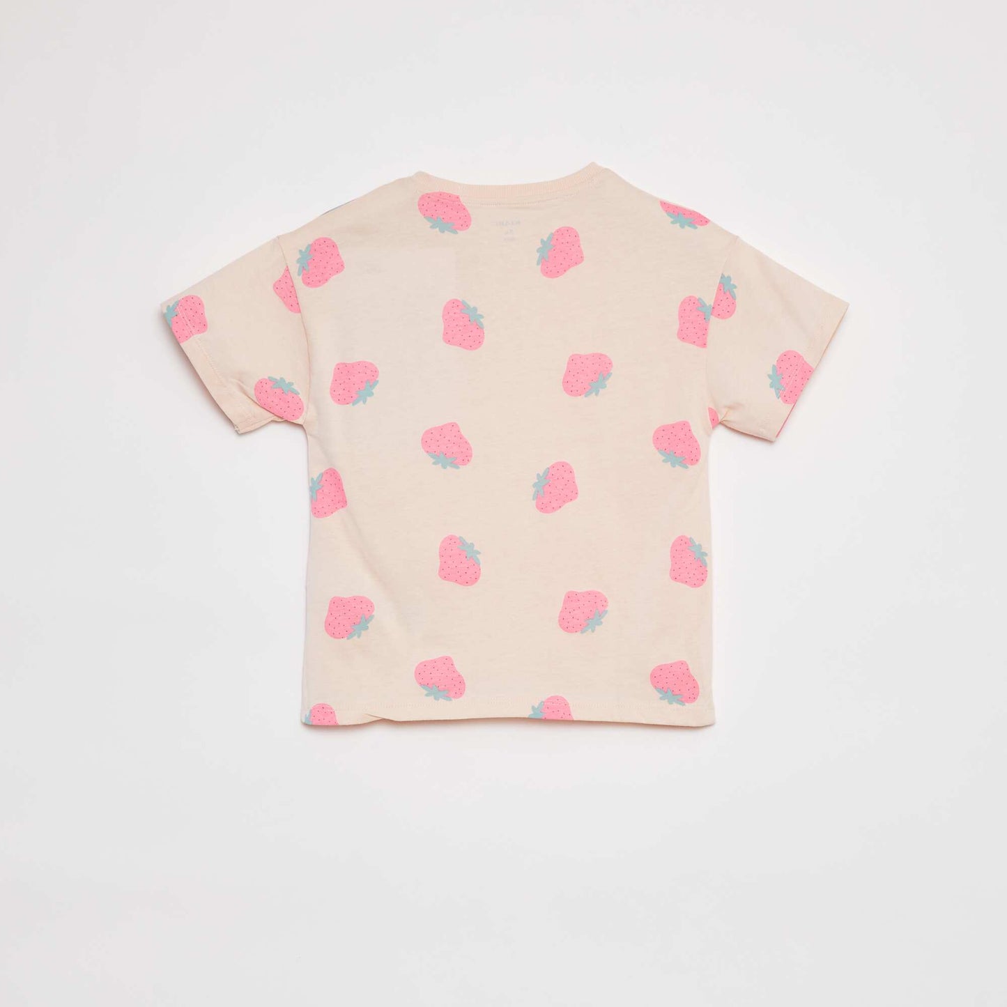 Short-sleeved printed T-shirt PINK
