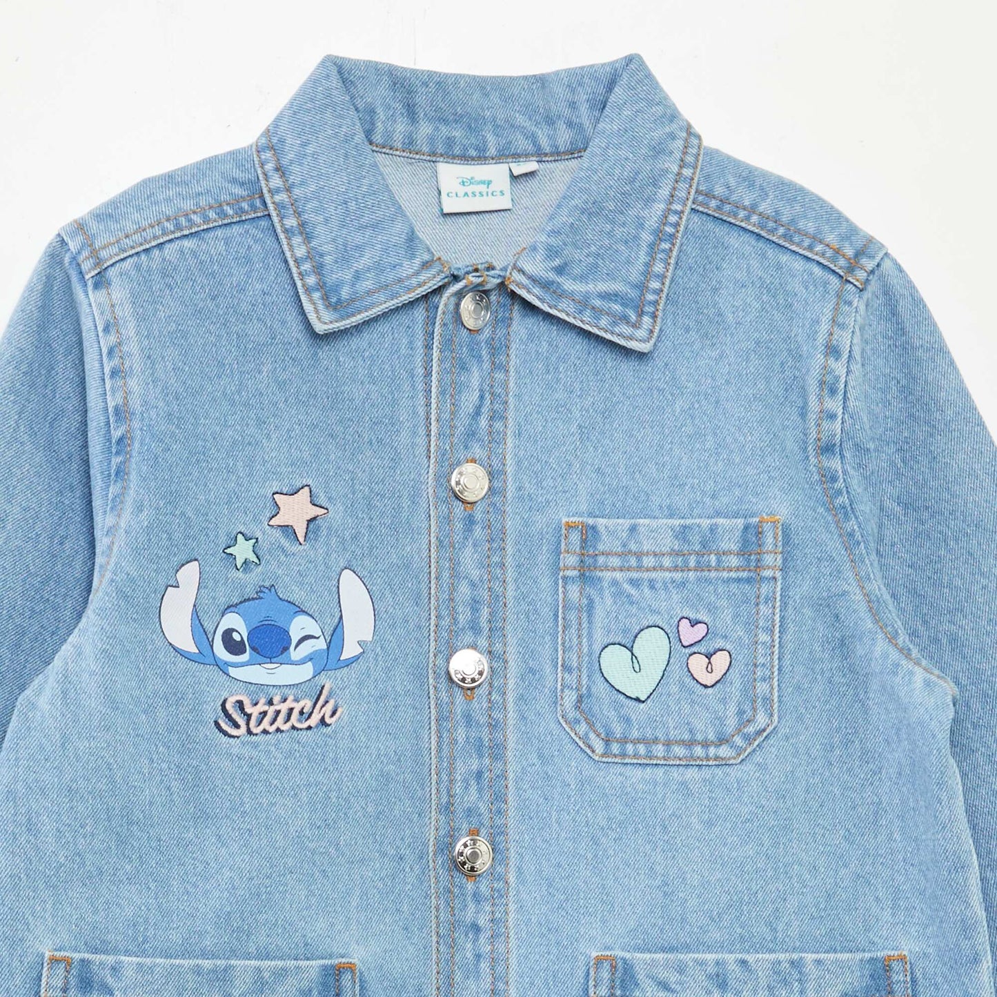 Disney Stitch denim jacket BLUE