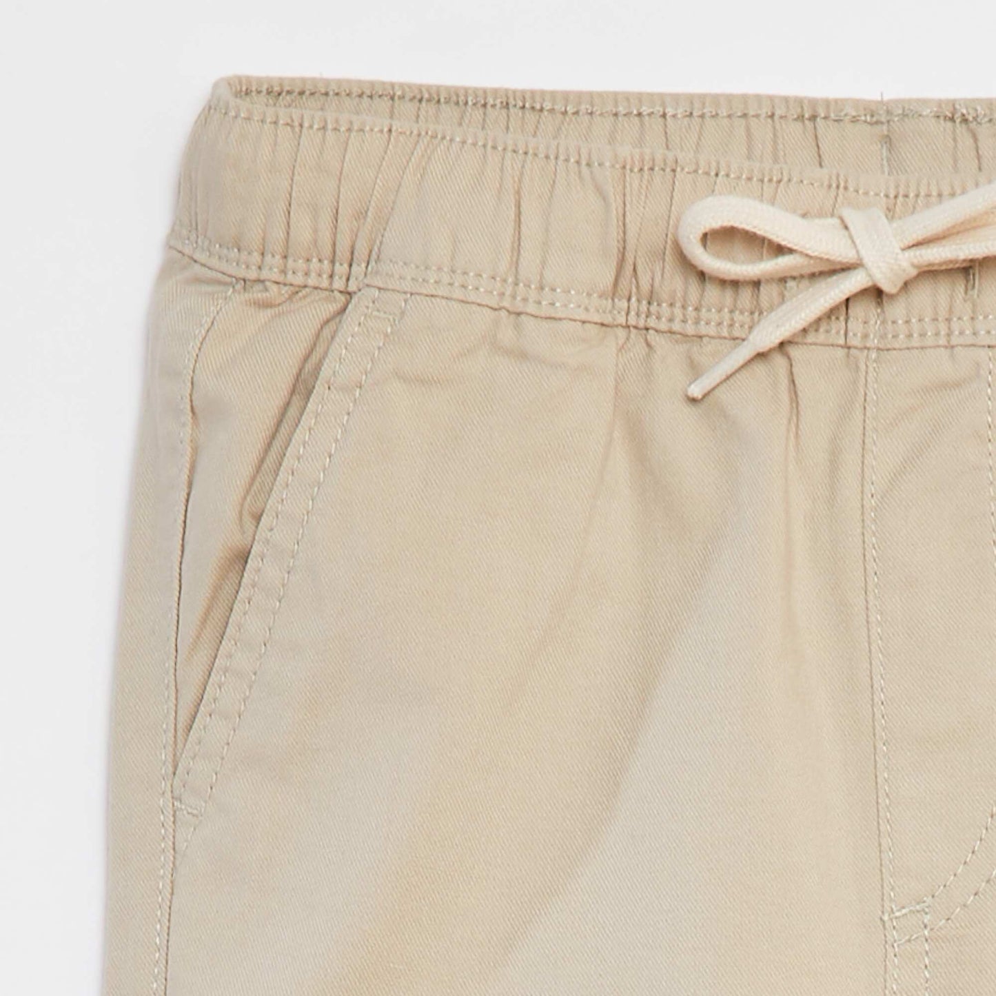 Plain multi-pocket trousers BEIGE