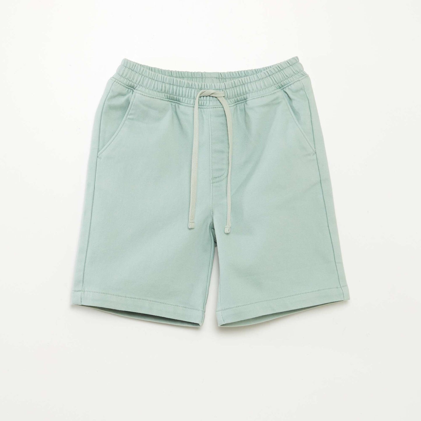Denim shorts GREEN