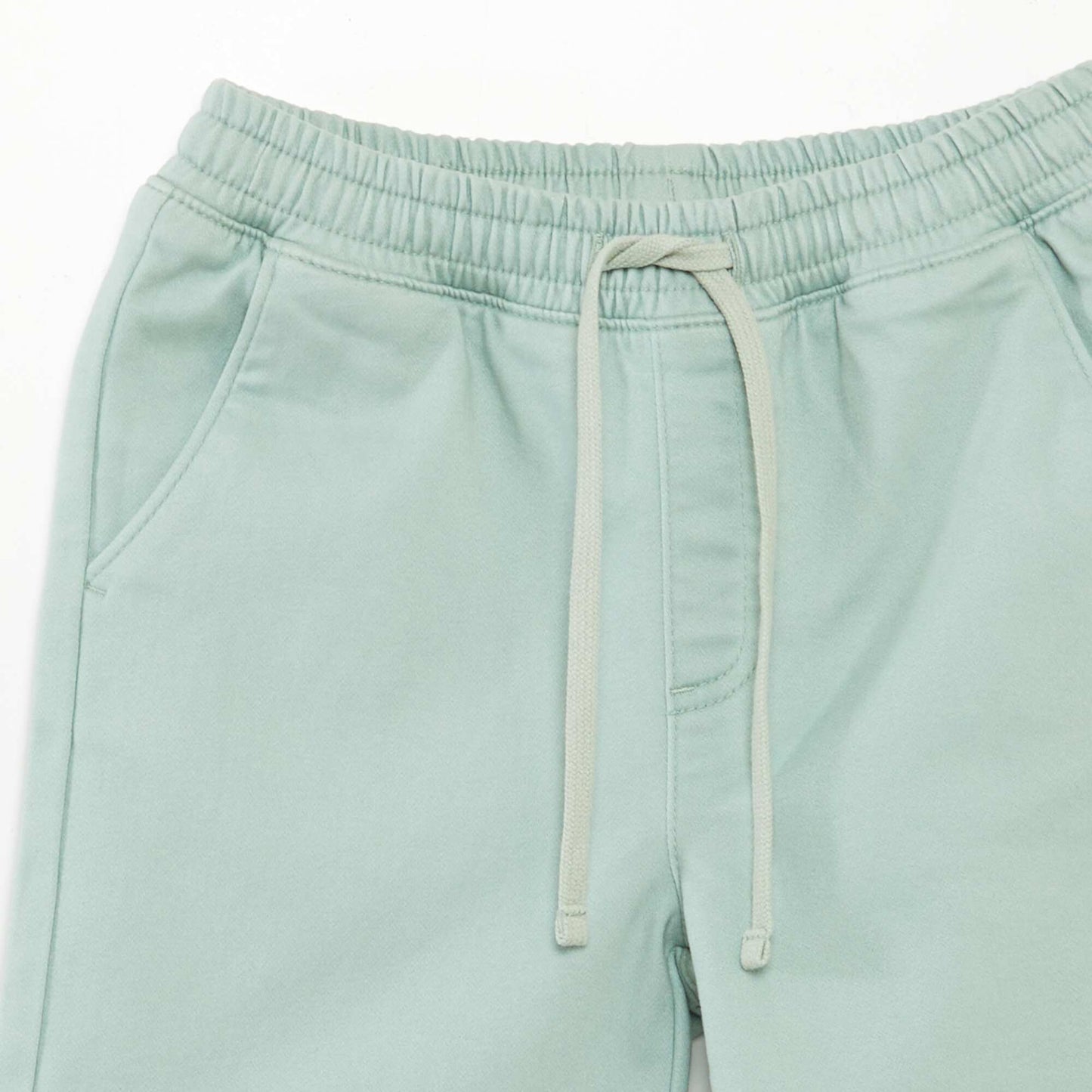 Denim shorts GREEN