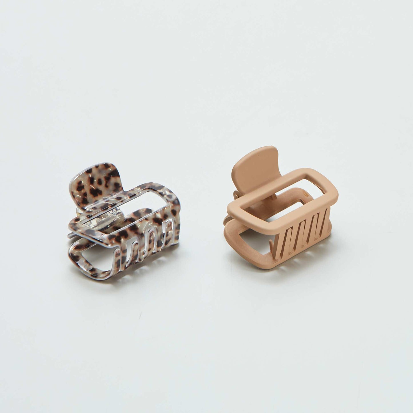 Pack of 2 claw clips BEIGE