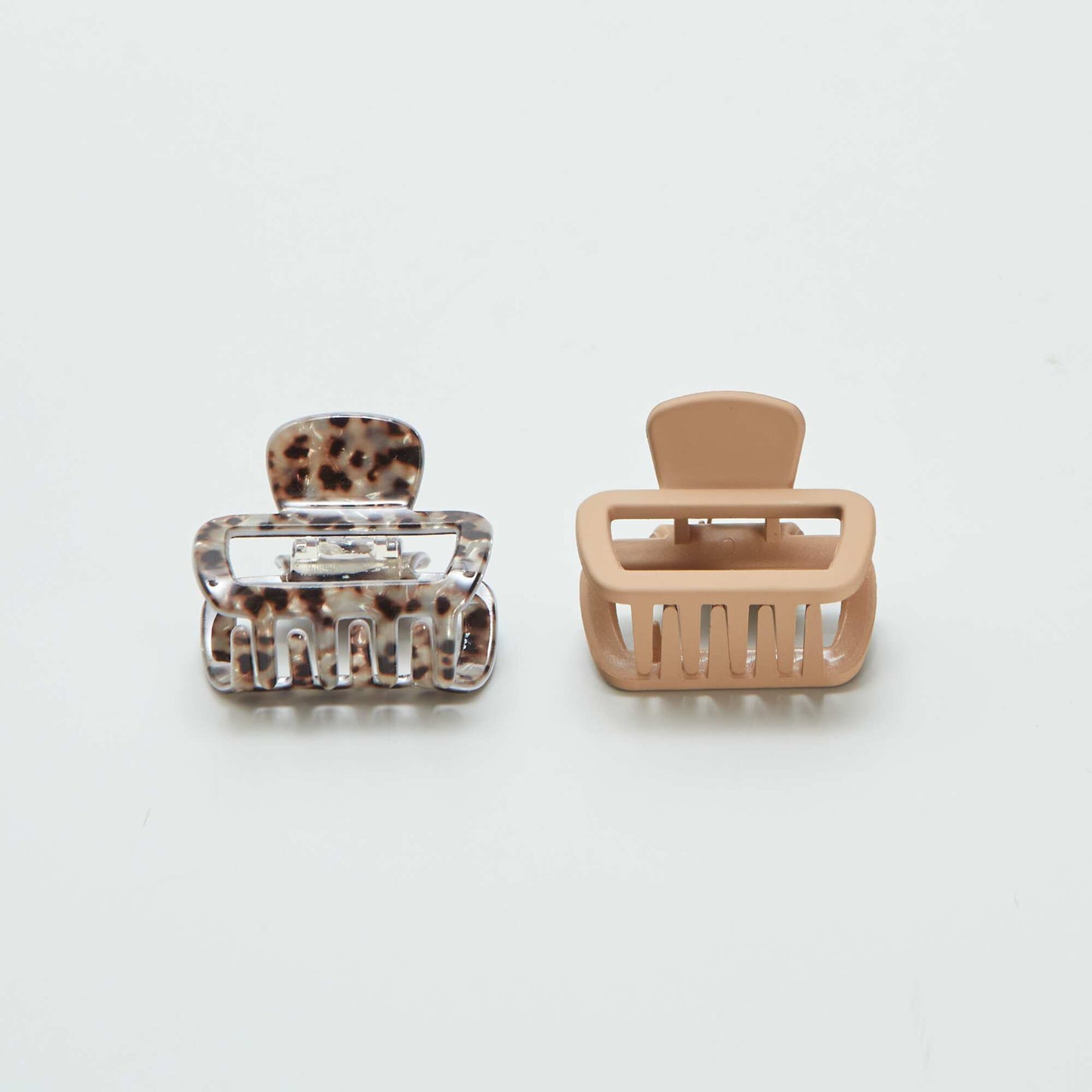 Pack of 2 claw clips BEIGE