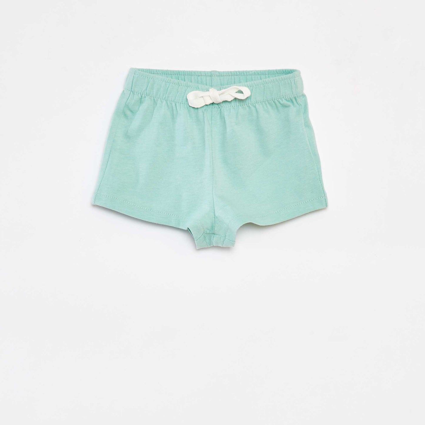 Pack of 2 pairs of jersey shorts - Two-piece WHITE