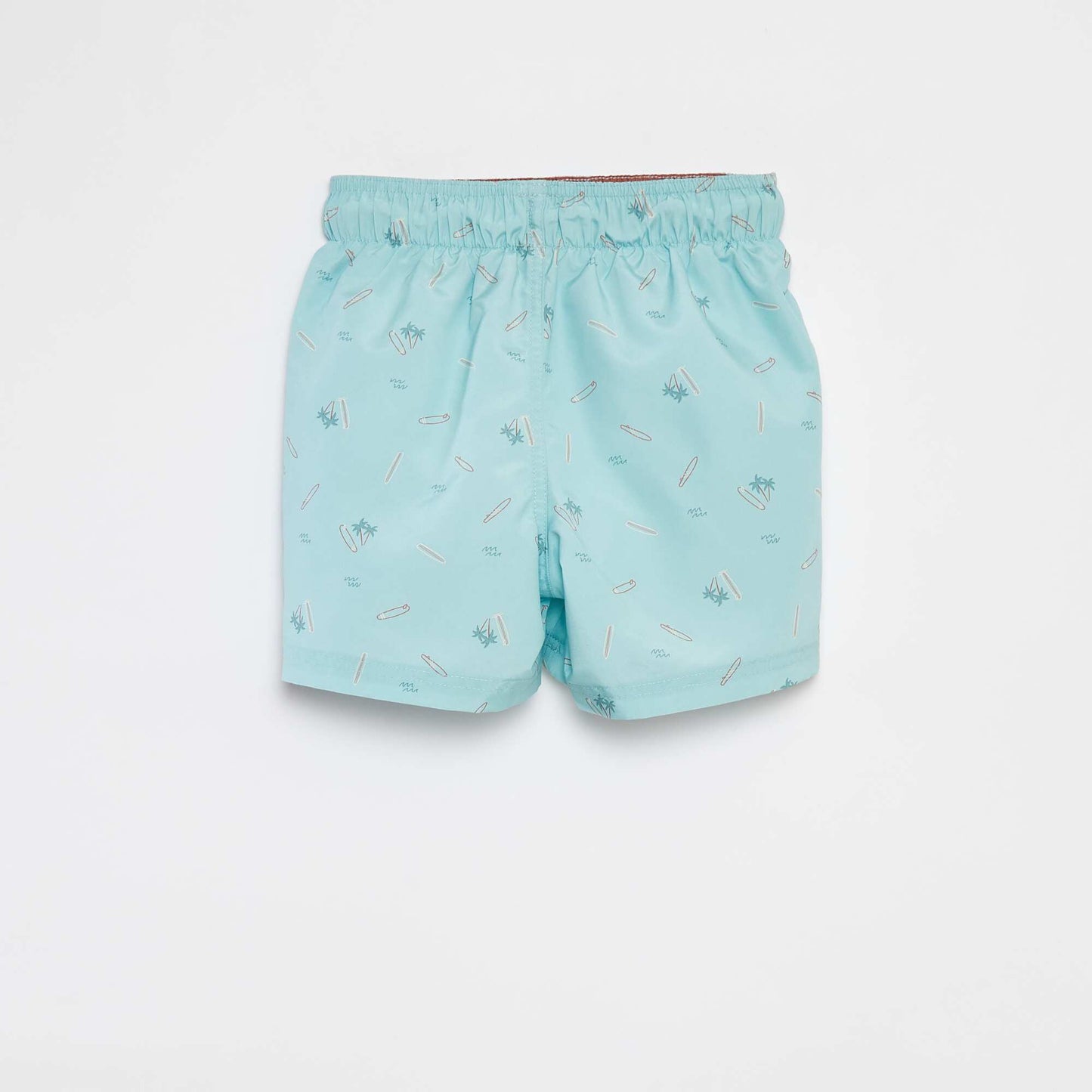 Printed swim shorts BLUE