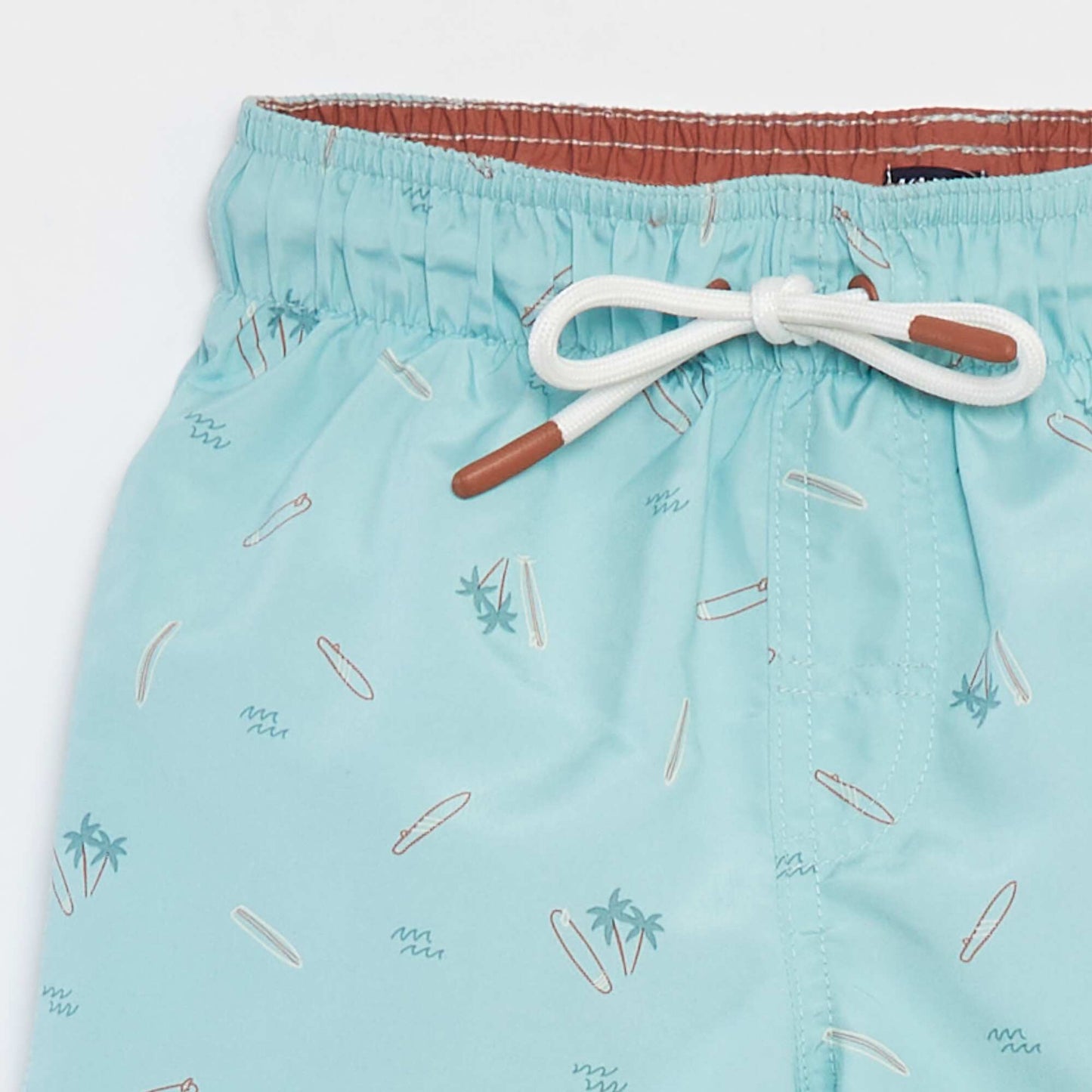 Printed swim shorts BLUE