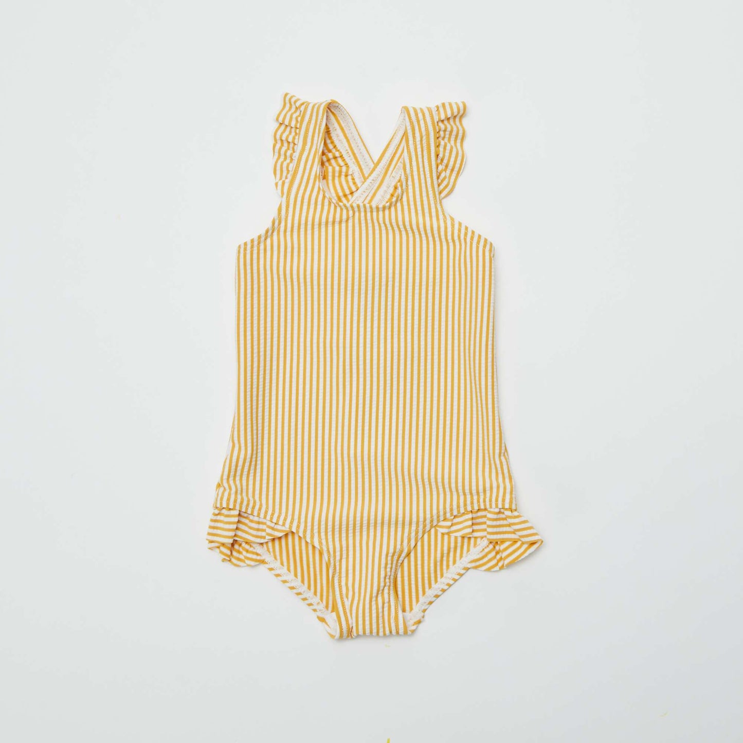 Ruffled swimsuit - One-piece YELLOW