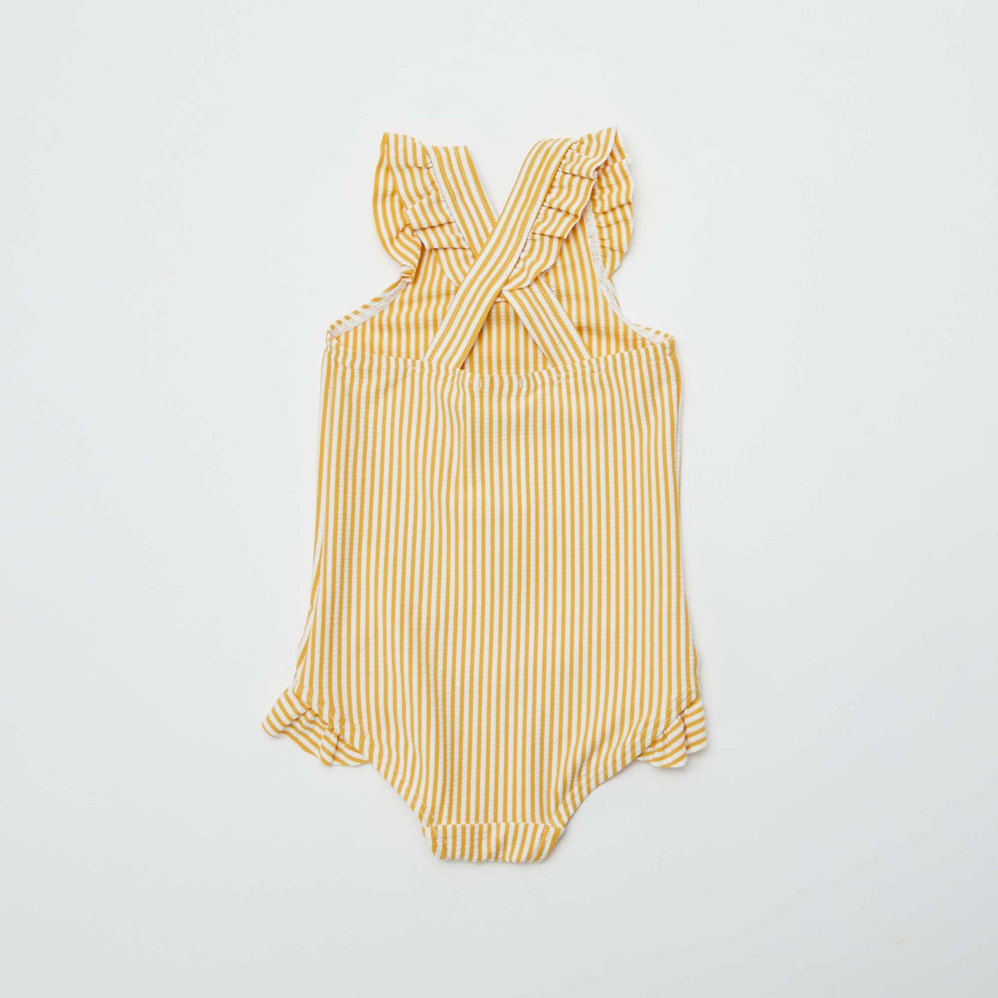 Ruffled swimsuit - One-piece YELLOW