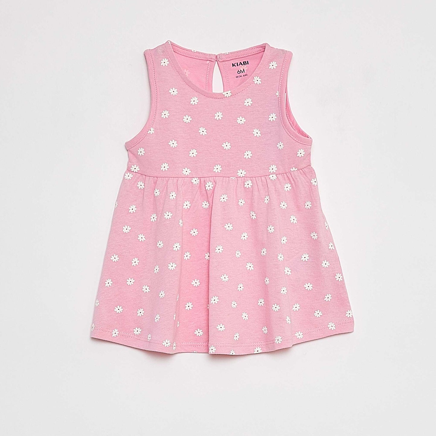 Printed strappy dress PINK
