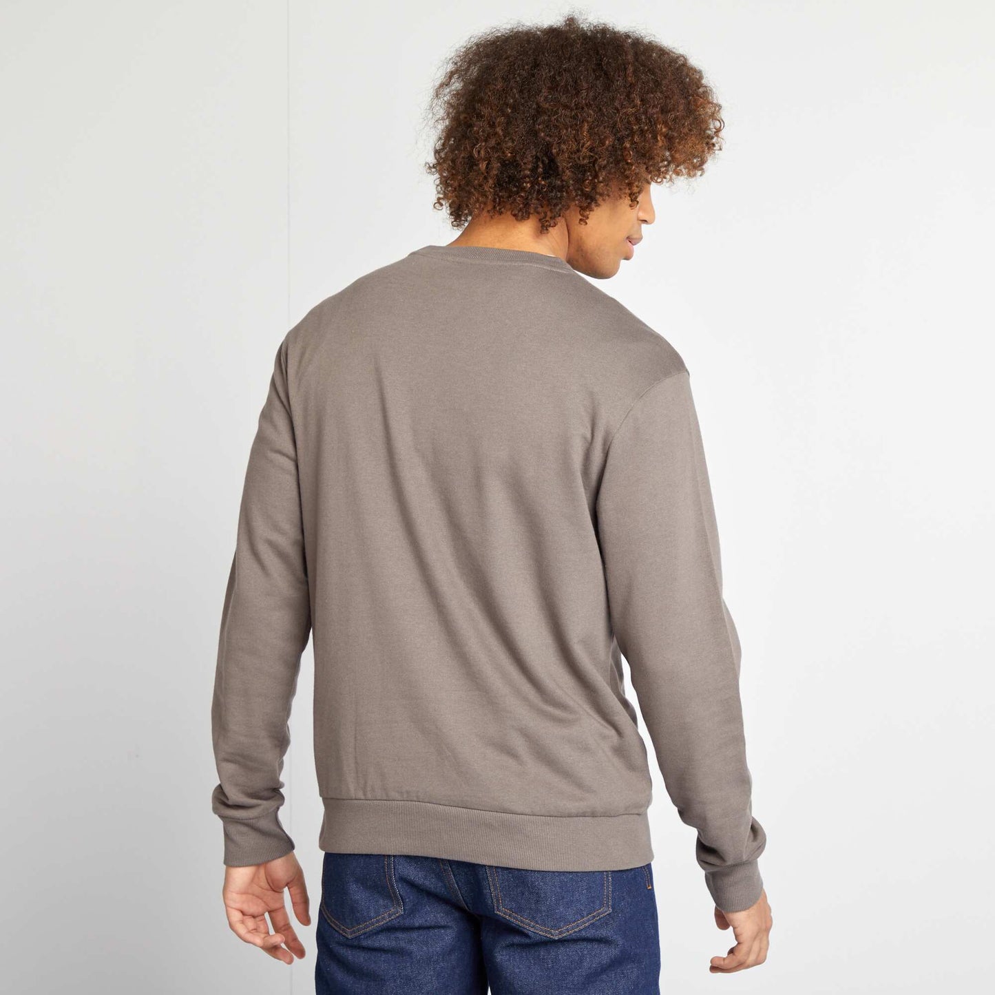 Round-neck 'Hot Wheels' sweatshirt GREY