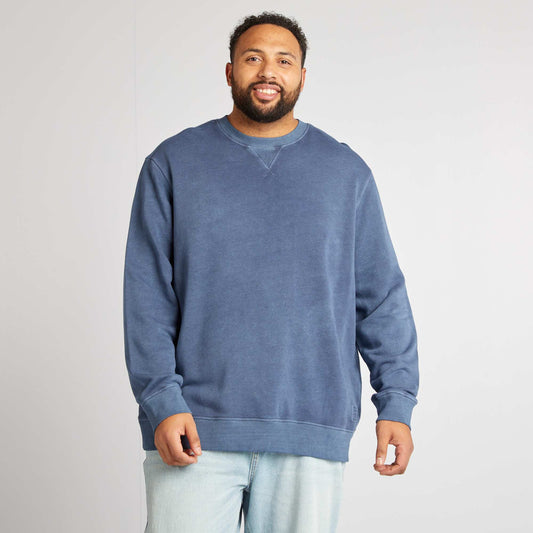 Plain lightweight sweatshirt BLUE