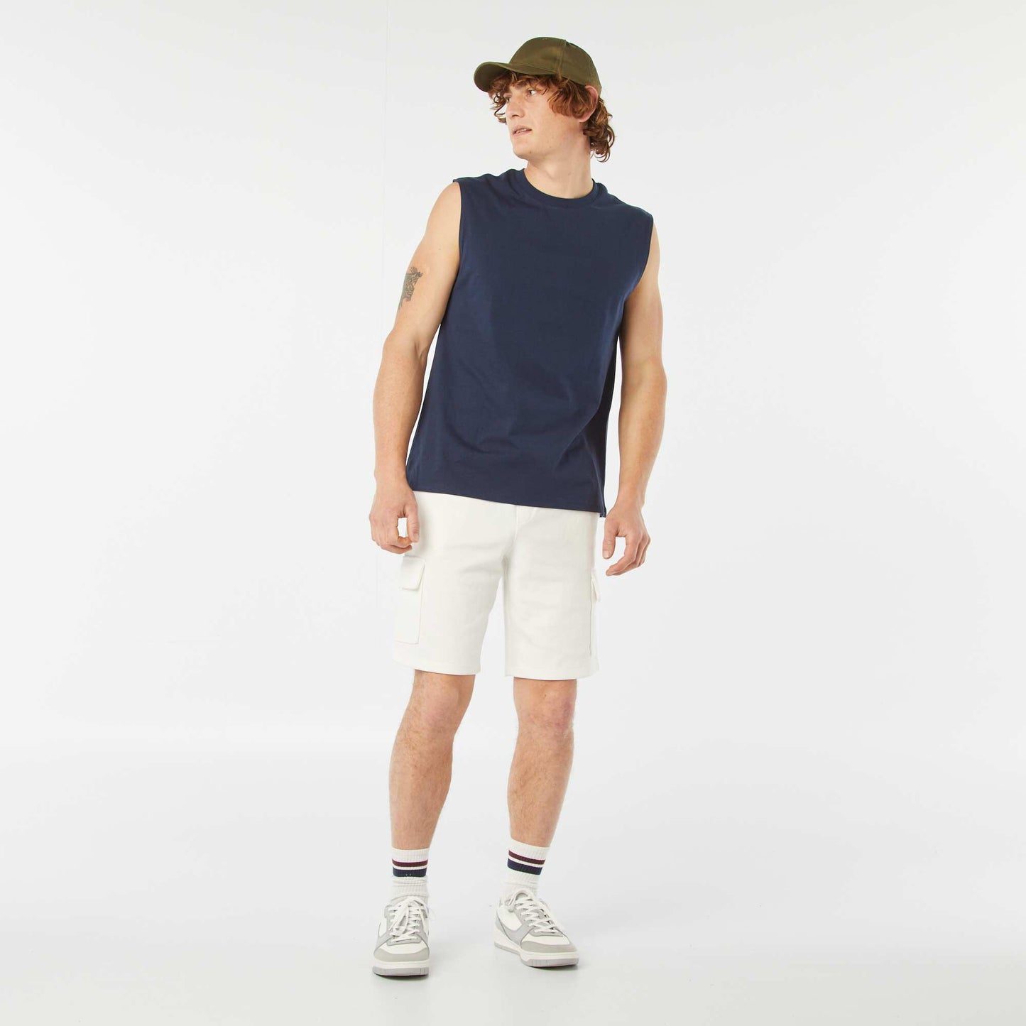 Sports Bermuda shorts WHITE