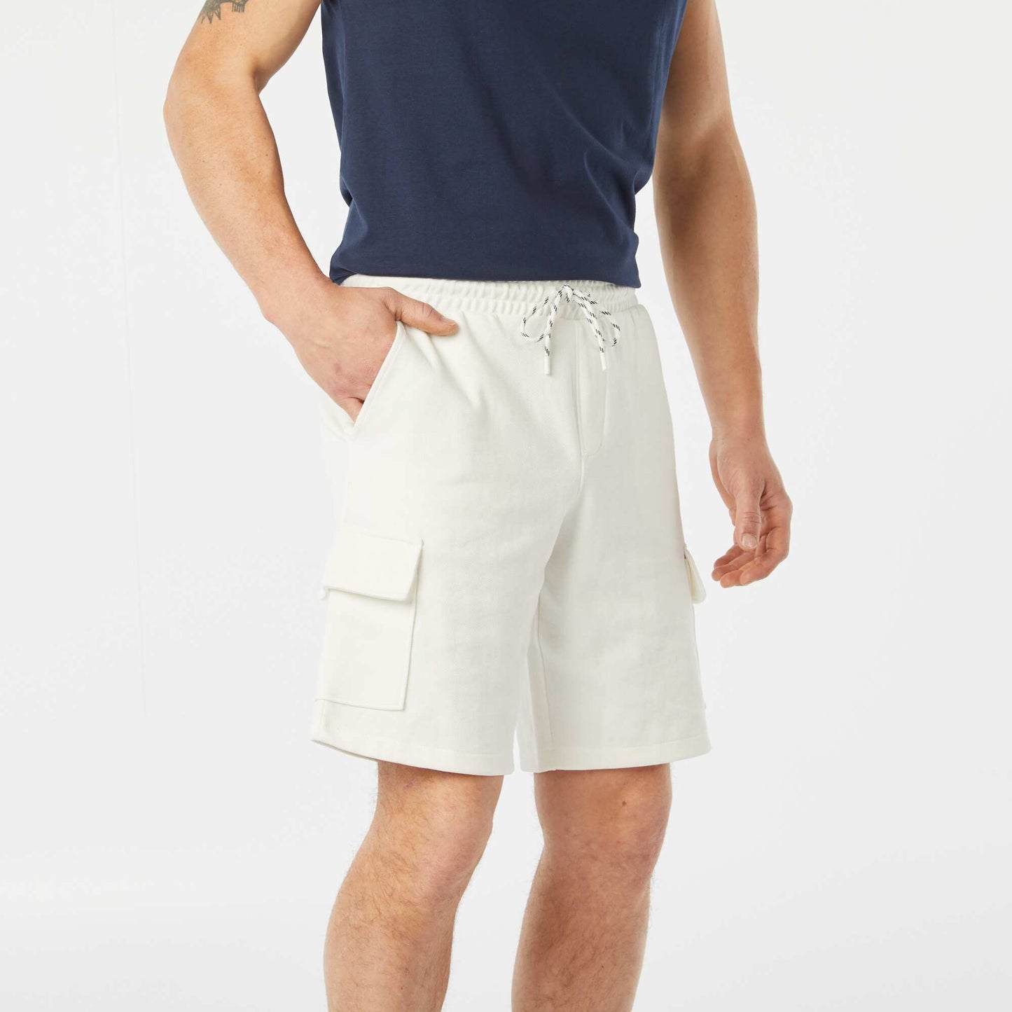 Sports Bermuda shorts WHITE