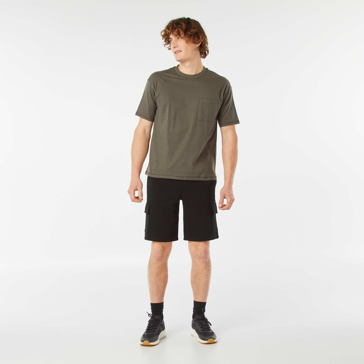 Sports Bermuda shorts BLACK