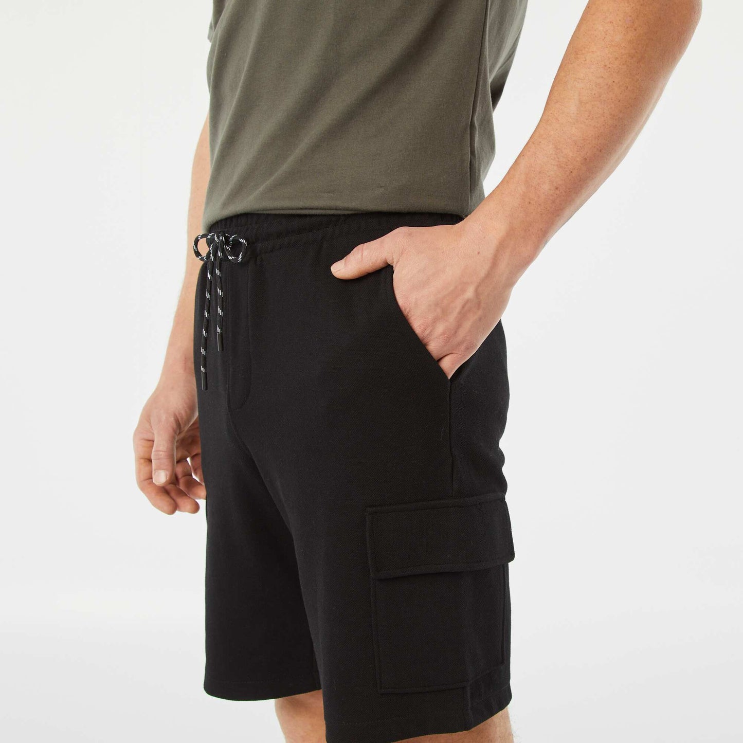 Sports Bermuda shorts BLACK