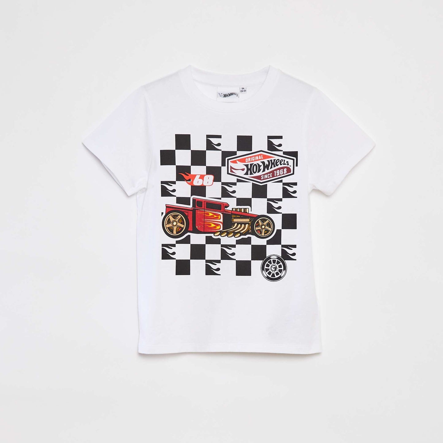 Hot Wheels shorts + T-shirt pyjama set - 2-piece set WHITE